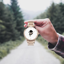 Load image into Gallery viewer, Men’s Classic Cress Logo Metal-Silver-Gold Watch