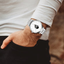 Load image into Gallery viewer, Men’s Classic Cress Logo Metal-Silver-Gold Watch