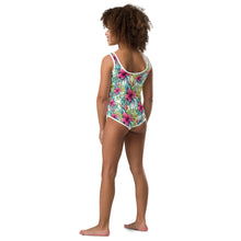 Load image into Gallery viewer, JUNO Running Flower Kids Swimsuit