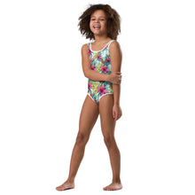 Load image into Gallery viewer, JUNO Running Flower Kids Swimsuit