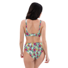 Load image into Gallery viewer, JUNO Running Flower High-Waisted Bikini