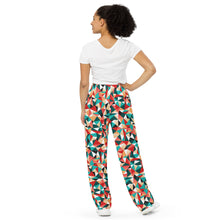 Load image into Gallery viewer, JUNO Colourful Scopic Wide-leg Trousers