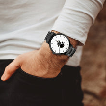 Load image into Gallery viewer, Men’s Classic Cress Logo Metal-Silver-Gold Watch