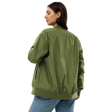 Load image into Gallery viewer, JJ Logo recycled bomber jacket