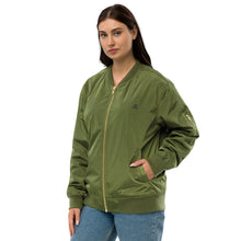 Load image into Gallery viewer, JJ Logo recycled bomber jacket