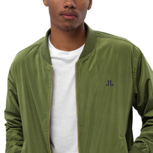 Load image into Gallery viewer, JJ Logo Recycled bomber jacket