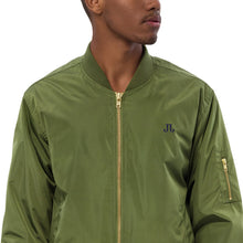 Load image into Gallery viewer, JJ Logo Recycled bomber jacket