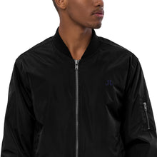 Load image into Gallery viewer, JJ Logo Recycled bomber jacket