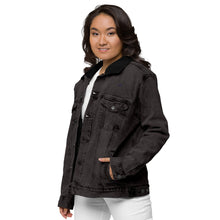 Load image into Gallery viewer, JJ Logo denim sherpa jacket