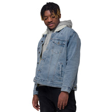 Load image into Gallery viewer, JJ Logo denim sherpa jacket