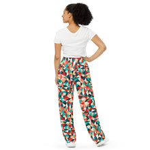 Load image into Gallery viewer, JUNO Colourful Scopic Wide-leg Trousers

