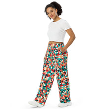 Load image into Gallery viewer, JUNO Colourful Scopic Wide-leg Trousers
