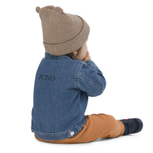 Load image into Gallery viewer, JUNO Logo Denim Baby Jacket
