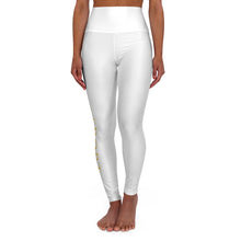 Load image into Gallery viewer, Slim Fit Sport Logo Yellow Leggings
