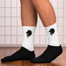 Load image into Gallery viewer, Classic Fit Cress Logo Black Base Socks
