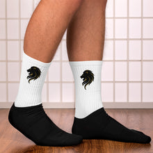 Load image into Gallery viewer, Classic Fit Cress Logo Black Base Socks
